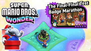 Super Mario Bros Wonder - The Final Final Test Badge Marathon