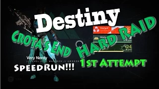 Destiny - Hard Raid | Crota's End Lvl 33 in Record Time | 1st Attempt