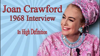 Joan Crawford 1968 Interview | Talks "Baby Jane," Clark Gable