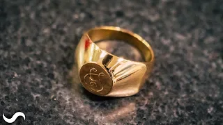 MAKING A SIGNET RING IN 18K GOLD!!!