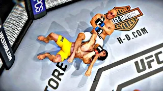 THE FEATHERWEIGHT SHOWDOWN | BRUCE LEE VS BJ PENN - PART 1&2 | UFC 2 BRUTAL FIGHT | UFC 2 K1 RULES