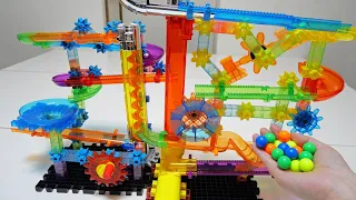 Marble Run Race ASMR☆Marble Mania Colorful Course