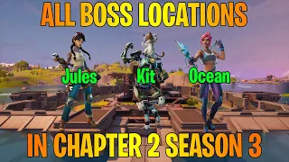 Where to find ALL the Bosses in Chapter 2 Season 3 of Fortnite!