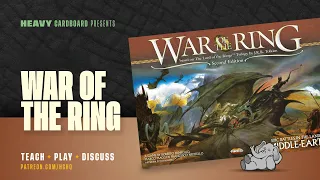 War of the Ring- 2p Teaching, Play-through, & Roundtable by Heavy Cardboard