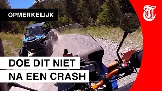 Motorrijder woest na asociale aanrijding: ‘F*ck you!’