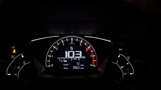 2018 Honda Civic LX 2.0 CVT 0-60 MPH 0-126 MPH TOP SPEED RUN FK10