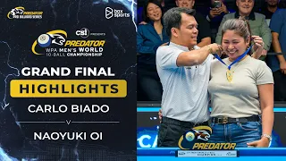 HIGHLIGHTS | Naoyuki Oi vs Carlo Biado | WPA World Championship Men's 10-Ball 2024 | CHUNG KẾT
