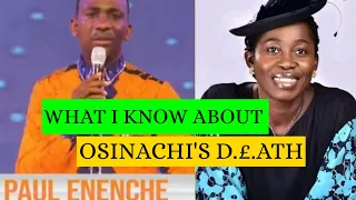 Dr. PASTOR PAUL ENENCHE FINALLY REVEALED WHAT HE KNOWS ABOUT OSINACH NNWACHUKWU (EKUEME).