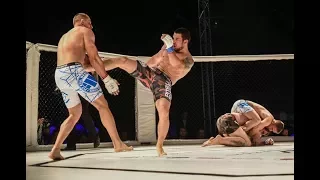 MMA fights (2x2): Polish Hooligans (Wałbrzych) vs Russian Hooligans (Moscow)