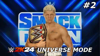 WWE 2K24 UNIVERSE MODE - SMACKDOWN MAY WEEK 1