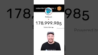 MrBeast hits 179M! #shorts #mrbeast #subcount