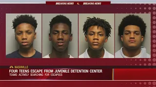 Four Teens Escape From Juvenile Detention Center