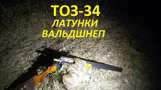 Чёткий выстрел по вальдшнепу. ТОЗ-34 и латунки.