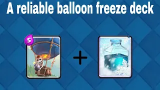 A Rekiable balloon freeze deck