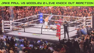 Jake Paul vs Tyron Woodley 2 Vlog! Live Knock Out Reaction!