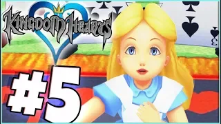 Kingdom Hearts Final Mix PS4 Walkthrough Part 5 Alice In Wonderland