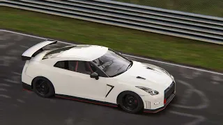 Full send with Nissan Nismo GTR followed by Mclaren P1 on Nordschleife  (AC)