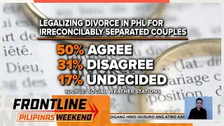 50% ng mga Pilipino, pabor sa divorce, ayon sa survey