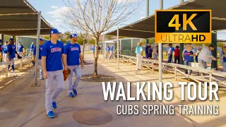 Walking Tour of the Cubs Spring Training Facility in Mesa, Arizona | Baseball Ambience, 4K