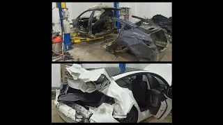 Tesla Model 3 Собираем одну из двух