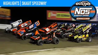 World of Outlaws NOS Energy Drink Sprint Cars | Skagit Speedway | September 1, 2023 | HIGHLIGHTS