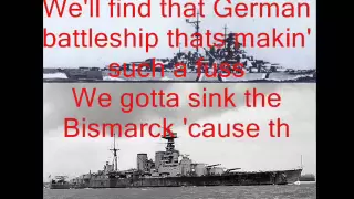 Johnny Horton - Sink the Bismarck with lyrics