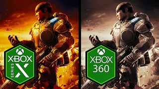 Gears of War 2 Xbox Series X vs Xbox 360 Comparison