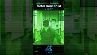 Did you Know? Metal Gear Solid Vision  #metalgearsolid