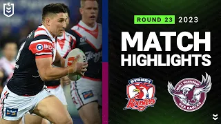 NRL 2023 | Sydney Roosters v Manly-Warringah Sea Eagles | Match Highlights