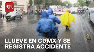 Lluvia provoca accidentes en CDMX - Las Noticias