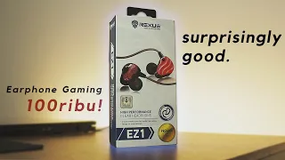 Earphone gaming murah terbaik dari Rexus! - Review Rexus EZ1