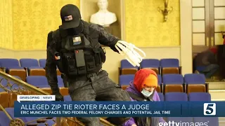 Zip-Tie suspect from Capitol riot goes before judge in Nashville