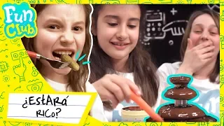 JUGANDO CON ABY 🍫 ¡FONDUE CHALLENGE! 🍫 | Fun Club