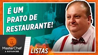 5 PRATOS INCRÍVEIS SEM CARNE | LISTAS MASTERCHEF