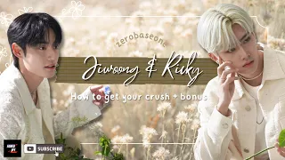 ZEROBASEONE Ricky & Jiwoong Moments "How to get your crush" + Bonus