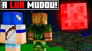 Lua Vermelha… a lua EVOLUI a cada dia MINECRAFT