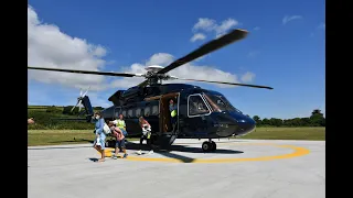 Starspeed S-92A - Flight from Tresco Scilly Islands (TSO) to Penzance Heliport (PZE), UK