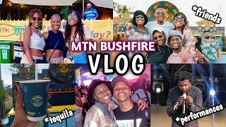 VLOG: MTN BUSHFIRE FESTIVAL 2022! | MANDISI DYANTYIS, SUN EL MUSICIAN AND MORE FUN FUN 🤩