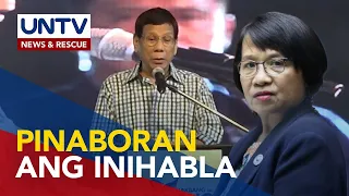 Rep. Castro, ipinababaliktad ang dismissal sa grave threat raps vs ex-PRRD; Piskal, biased umano