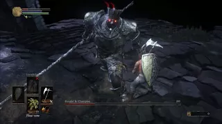 Dark Souls 3 Champion Gundyr SL1 NG+7 No Damage No Parry Melee Only No Poison or Toxic