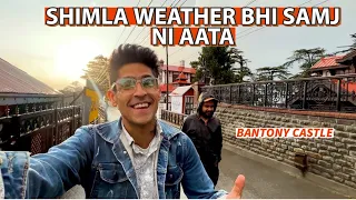 Shimla mai ekdum naya Castle | Art exhibition aur weather update Tourist pack