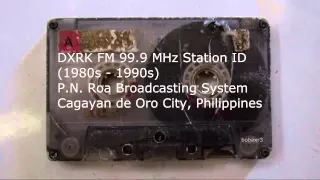 DXRK 99.9 MHz Station ID (1990) Cagayan de Oro