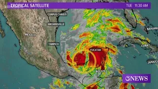 Tropical Storm Cristobal forms