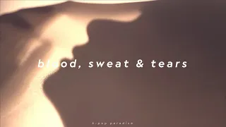 bts - blood sweat & tears (sped up & reverb)