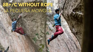 La pequeña Mowgli 8b+/c Without Rope | Jorge Díaz-Rullo