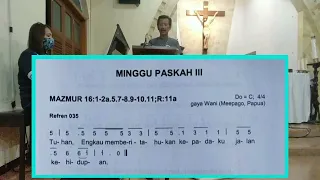 Tuhan, Engkau memberitahukan kepadaku jalan kehidupan || Minggu Paskah III Tahun A || #paskah