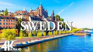 FLYING OVER SWEDEN (4K UHD) - Relaxing Music Along With Beautiful Nature Videos - 4K Video Ultra HD