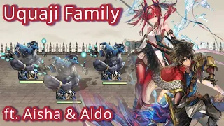 Another Eden Uquaji Family Boss Fight Ft. Aisha & Aldo