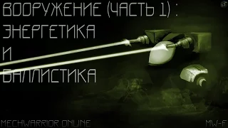 5. Вооружение (часть 1): Энергетика и Баллистика | Гайды по MechWarrior Online