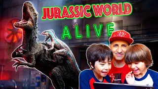 Dani y Evan crean el INDOMINUS REX Gen 2 y hacen COMBATES en Jurassic World ALIVE